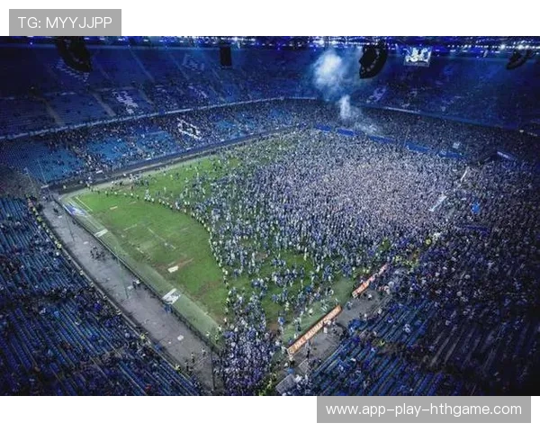 足球球迷冲场抢球衣